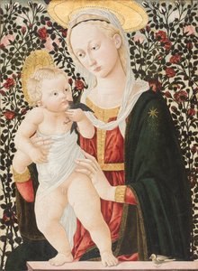 Rózsák Madonnája, 1485-90 körül (tempera)